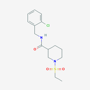 N-(2-chlorobenzyl)-1-(ethylsulfonyl)piperidine-3-carboxamide