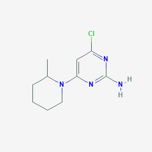 4-Chloro-6-(2-methylpiperidin-1-yl)pyrimidin-2-amine