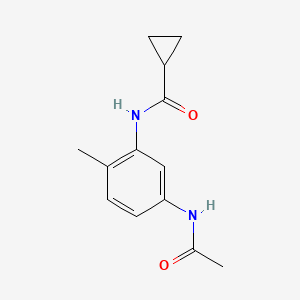 N-[5-(acetylamino)-2-methylphenyl]cyclopropanecarboxamide