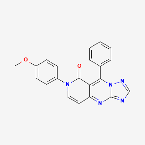 7-(4-methoxyphenyl)-9-phenylpyrido[4,3-d][1,2,4]triazolo[1,5-a]pyrimidin-8(7H)-one