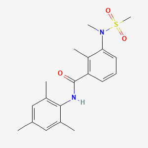 N-mesityl-2-methyl-3-[methyl(methylsulfonyl)amino]benzamide