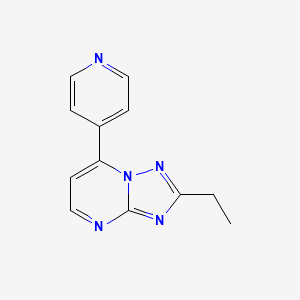 4-{2-ETHYL-[1,2,4]TRIAZOLO[1,5-A]PYRIMIDIN-7-YL}PYRIDINE