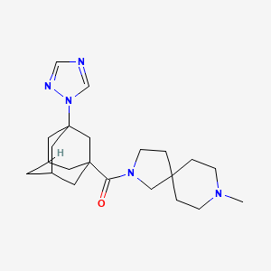 8-methyl-2-{[3-(1H-1,2,4-triazol-1-yl)-1-adamantyl]carbonyl}-2,8-diazaspiro[4.5]decane