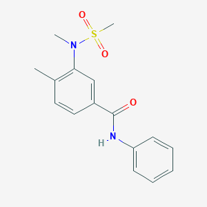 4-METHYL-3-(N-METHYLMETHANESULFONAMIDO)-N-PHENYLBENZAMIDE