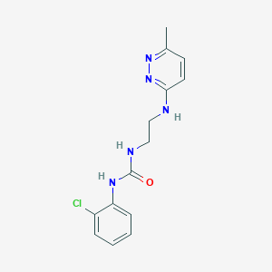 N-(2-chlorophenyl)-N'-{2-[(6-methyl-3-pyridazinyl)amino]ethyl}urea