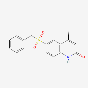 6-(benzylsulfonyl)-4-methyl-2(1H)-quinolinone