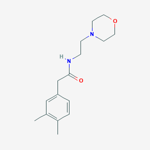 2-(3,4-dimethylphenyl)-N-[2-(4-morpholinyl)ethyl]acetamide