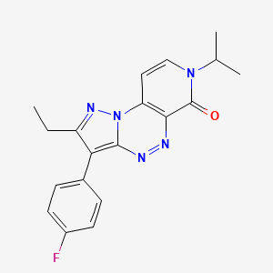 2-ethyl-3-(4-fluorophenyl)-7-isopropylpyrazolo[5,1-c]pyrido[4,3-e][1,2,4]triazin-6(7H)-one