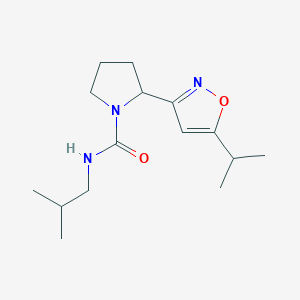 N-isobutyl-2-(5-isopropyl-3-isoxazolyl)-1-pyrrolidinecarboxamide