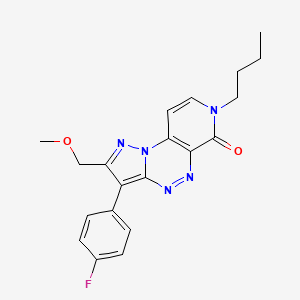 7-butyl-3-(4-fluorophenyl)-2-(methoxymethyl)pyrazolo[5,1-c]pyrido[4,3-e][1,2,4]triazin-6(7H)-one