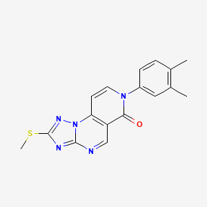 7-(3,4-dimethylphenyl)-2-(methylthio)pyrido[3,4-e][1,2,4]triazolo[1,5-a]pyrimidin-6(7H)-one