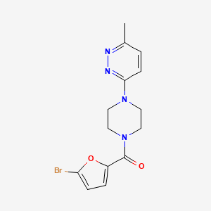 3-[4-(5-bromo-2-furoyl)-1-piperazinyl]-6-methylpyridazine