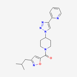 2-(1-{1-[(3-isobutylisoxazol-5-yl)carbonyl]piperidin-4-yl}-1H-1,2,3-triazol-4-yl)pyridine