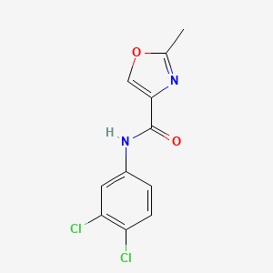 N-(3,4-dichlorophenyl)-2-methyl-1,3-oxazole-4-carboxamide