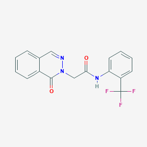 2-(1-oxo-2(1H)-phthalazinyl)-N-[2-(trifluoromethyl)phenyl]acetamide