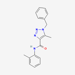 1-benzyl-5-methyl-N-(2-methylphenyl)-1H-1,2,3-triazole-4-carboxamide