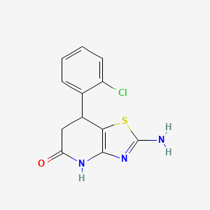 2-amino-7-(2-chlorophenyl)-6,7-dihydro[1,3]thiazolo[4,5-b]pyridin-5(4H)-one