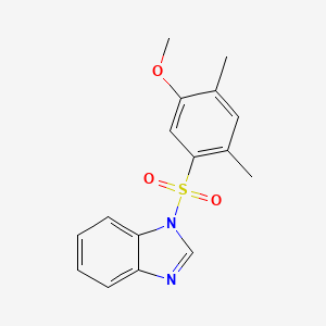 1-[(5-methoxy-2,4-dimethylphenyl)sulfonyl]-1H-benzimidazole