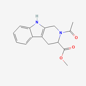 Methyl 2-acetyl-2,3,4,9-tetrahydro-1h-pyrido[3,4-b]indole-3-carboxylate