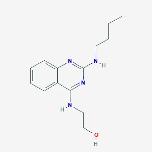 2-{[2-(butylamino)-4-quinazolinyl]amino}ethanol