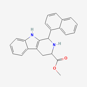 methyl 1-naphthalen-1-yl-2,3,4,9-tetrahydro-1H-pyrido[3,4-b]indole-3-carboxylate