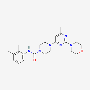 N-(2,3-Dimethylphenyl)-4-[6-methyl-2-(morpholin-4-YL)pyrimidin-4-YL]piperazine-1-carboxamide