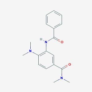 3-(benzoylamino)-4-(dimethylamino)-N,N-dimethylbenzamide