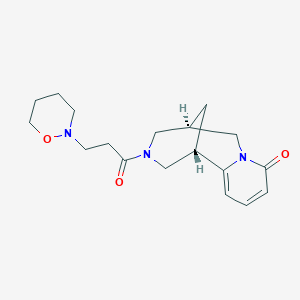 (1S,5R)-3-[3-(1,2-oxazinan-2-yl)propanoyl]-1,2,3,4,5,6-hexahydro-8H-1,5-methanopyrido[1,2-a][1,5]diazocin-8-one