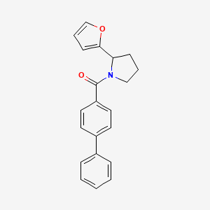 1-(4-biphenylylcarbonyl)-2-(2-furyl)pyrrolidine