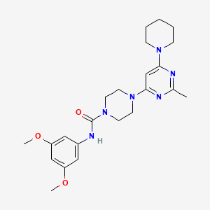 N-(3,5-Dimethoxyphenyl)-4-[2-methyl-6-(piperidin-1-YL)pyrimidin-4-YL]piperazine-1-carboxamide