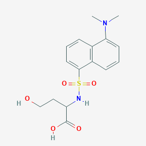 2-[[5-(Dimethylamino)naphthalen-1-yl]sulfonylamino]-4-hydroxybutanoic acid