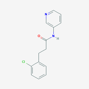 3-(2-chlorophenyl)-N-3-pyridinylpropanamide