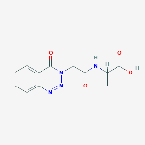 N-[2-(4-oxo-1,2,3-benzotriazin-3(4H)-yl)propanoyl]alanine