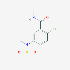 2-CHLORO-N-METHYL-5-(N-METHYLMETHANESULFONAMIDO)BENZAMIDE