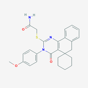 molecular formula C26H27N3O3S B448423 Cambridge id 5915262 