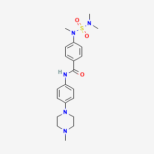 4-[[(dimethylamino)sulfonyl](methyl)amino]-N-[4-(4-methyl-1-piperazinyl)phenyl]benzamide