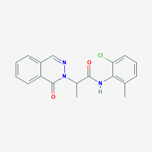 N-(2-chloro-6-methylphenyl)-2-(1-oxo-2(1H)-phthalazinyl)propanamide