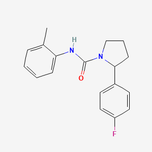 2-(4-fluorophenyl)-N-(2-methylphenyl)-1-pyrrolidinecarboxamide