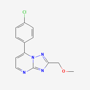 7-(4-chlorophenyl)-2-(methoxymethyl)[1,2,4]triazolo[1,5-a]pyrimidine