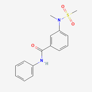 3-[methyl(methylsulfonyl)amino]-N-phenylbenzamide