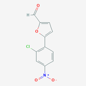 molecular formula C11H6ClNO4 B448439 5-(2-Chloro-4-nitrophenyl)furan-2-carbaldehyde CAS No. 327049-94-5