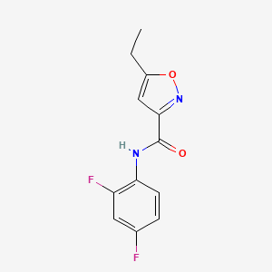 N-(2,4-difluorophenyl)-5-ethyl-3-isoxazolecarboxamide