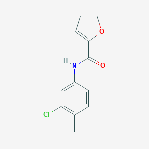 molecular formula C12H10ClNO2 B448452 N-(3-chloro-4-methylphenyl)furan-2-carboxamide CAS No. 1982-63-4