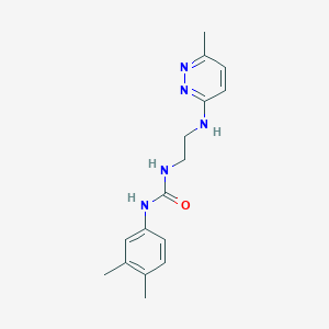 N-(3,4-dimethylphenyl)-N'-{2-[(6-methyl-3-pyridazinyl)amino]ethyl}urea