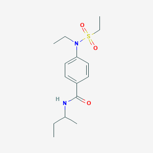 N-(BUTAN-2-YL)-4-(N-ETHYLETHANESULFONAMIDO)BENZAMIDE