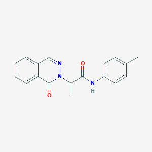 N-(4-methylphenyl)-2-(1-oxo-2(1H)-phthalazinyl)propanamide