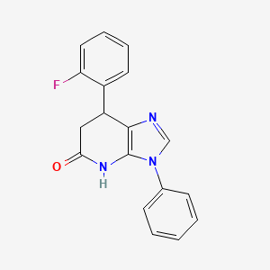 7-(2-fluorophenyl)-3-phenyl-3,4,6,7-tetrahydro-5H-imidazo[4,5-b]pyridin-5-one