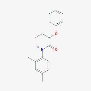 molecular formula C18H21NO2 B448481 N-(2,4-dimethylphenyl)-2-phenoxybutanamide CAS No. 544680-28-6