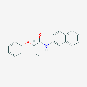 molecular formula C20H19NO2 B448485 N-(2-naphthyl)-2-phenoxybutanamide 
