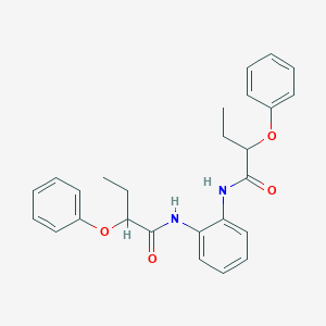 molecular formula C26H28N2O4 B448486 2-phenoxy-N-{2-[(2-phenoxybutanoyl)amino]phenyl}butanamide 